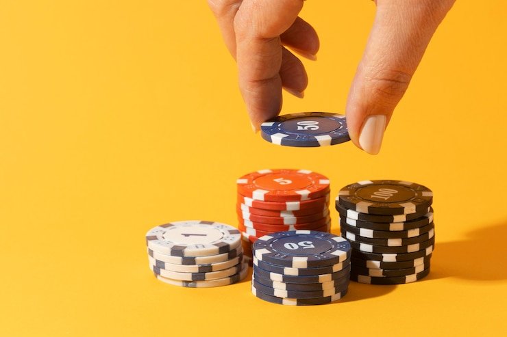 Close-up of komengtoto login app roulette betting interface with touch-based chip placement